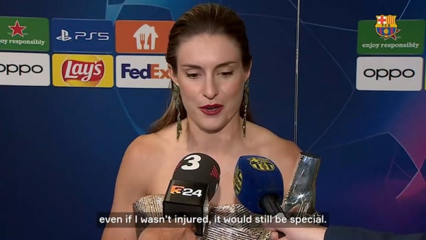 Alexia Putellas on winning Player of the Year award and her recovery process